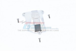 GPM SCX3017 ALUMINIUM RECEIVER COVER 1/10 4WD SCX10 III JEEP WRANGLER RUBICON JLU-AXI03007 - SILVER - SCX3017-S