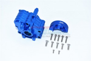 GPM MAKX038 ALUMINUM CENTER GEARBOX 1/10 RC ARRMA 1/5 4WD KRATON 8S BLX MONSTER TRUCK ARA110002T1/T2 - BLUE - MAKX038-B