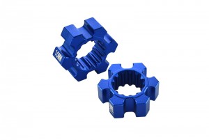 GPM TXM010/10MM ALUMINIUM WHEEL HEX (10MM THICKNESS) FOR 6S TRAXXAS XMAXX 6S 8S MONSTER - Blue - TXM010/10MM-B