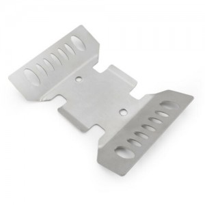 Stainless Steel Skid Plate Guard Protector For 1/10 AXIAL RACING SCX10-III ROCK CRAWLER - S3009