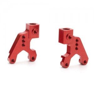 ALLOY Rear Shock Tower Shock Hoop Mount  For 1/24 AXIAL RACING SCX10-III ROCK CRALWER - RED - A24007-RE