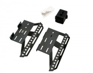ALLOY Metal Side Step Slider W/ Silicon Receiver Box For 1/10 AXIAL RACING SCX10-II ROCK CRAWLER - S16035