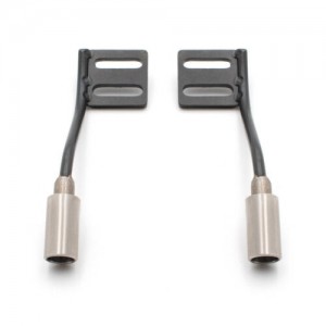 Dual Exhaust Rear Tail Pipes Metal Material For 1/10 AXIAL RACING SCX10-II SCX10-II  ROCK CRAWLER - S19060