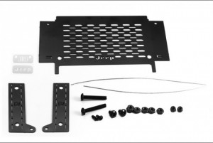 GPM SCX3ZSP1-BK SCALE ACCESSORIES: REAR SIDE WINDOW TOOL BOX W. TABLE FOR AXIAL SCX10 III - SCX3ZSP1-BK