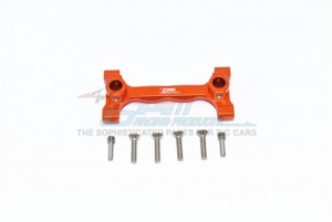 GPM SCX3015R ALUMINUM REAR CHASSIS BRACE 1/10 RC AXIAL RACING SCX10-III TRUCK AXI231014 - ORANGE - SCX3015R-OR