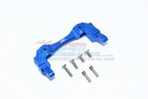 GPM SCX3331F ALUMINIUM FRONT BUMPER MOUNT  1/10 RC AXIAL RACING SCX10-III TRUCK AXI231014 - BLUE - SCX3331F-B