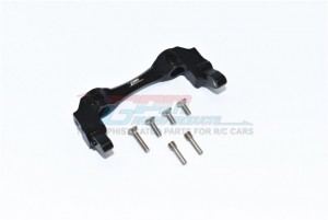 GPM SCX3331F ALUMINIUM FRONT BUMPER MOUNT  1/10 RC AXIAL RACING SCX10-III TRUCK AXI231014 - BLACK - SCX3331F-BK