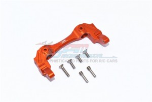 GPM SCX3331F ALUMINIUM FRONT BUMPER MOUNT  1/10 RC AXIAL RACING SCX10-III TRUCK AXI231014 - ORANGE - SCX3331F-OR