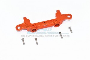 GPM SCX3331R-B ALUMINIUM REAR BUMPER MOUNT  1/10 RC AXIAL RACING SCX10-III TRUCK AXI231014 - ORANGE - SCX3331R-OR