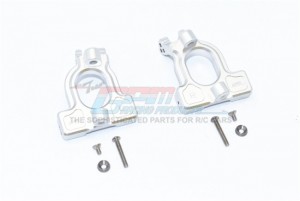 GPM MAKS019 ALUMINUM FRONT C HUBS ARRMA 1/10 4WD KRATON 4X4 4S BLX ARA102690 - SILVER - MAKS019-S
