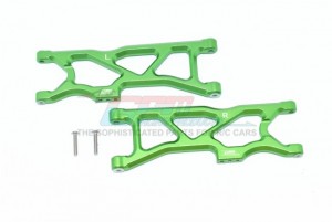 GPM MAKS056 ALUMINUM REAR  LOWER ARMS ARRMA 1/10 4WD KRATON 4X4 4S BLX ARA102690 - GREEN - MAKS056-G