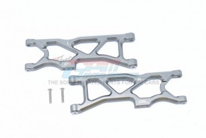 GPM MAKS056 ALUMINUM REAR  LOWER ARMS ARRMA 1/10 4WD KRATON 4X4 4S BLX ARA102690 - GUN SILVER - MAKS056-GS