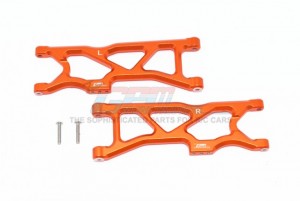 GPM MAKS056 ALUMINUM REAR  LOWER ARMS ARRMA 1/10 4WD KRATON 4X4 4S BLX ARA102690 - MAKS056-OR