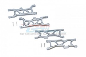 GPM MAKS5556 ALUMINUM FRONT & REAR  LOWER ARMS ARRMA 1/10 4WD KRATON 4X4 4S BLX ARA102690 - MAKS5556-GS