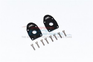 GPM SCX3021A ALUMINUM OUTER PORTAL DRIVE HOUSING FRONT OR REAR USE 1/10 RC AXIAL RACING SCX10-III ROCK CRALWER - BLACK - SCX3021A-BK