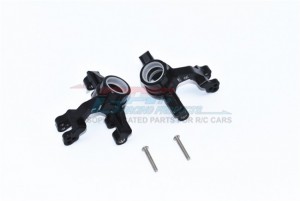 GPM RACING MAKS021 ALUMINUM FRONT KNUCKLE ARMS ARRMA 1/10 4WD KRATON 4X4 4S BLX ARA102690 - BLACK - MAKS021-BK