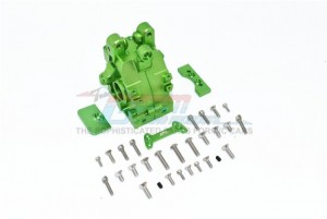 GPM RACING MAKX013 ALUMINUM REAR GEAR BOX ARRMA 1/5 4WD KRATON 8S BLX MONSTER TRUCK  ARA110002T1/T2 - GREEN - MAKX013-G