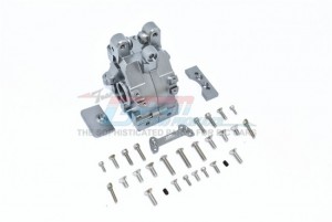 GPM RACING MAKX013 ALUMINUM REAR GEAR BOX ARRMA 1/5 4WD KRATON 8S BLX MONSTER TRUCK  ARA110002T1/T2 - GUN SILVER - MAKX013-GS