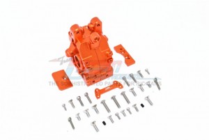GPM RACING MAKX013 ALUMINUM REAR GEAR BOX ARRMA 1/5 4WD KRATON 8S BLX MONSTER TRUCK  ARA110002T1/T2 - ORANGE - MAKX013-OR