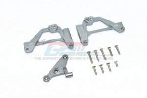 GPM SCX3028 ALLOY FRONT SHOCK MOUNT 1/10 RC AXIAL RACING 1/10 4WD SCX10-III - GUN SILVER - SCX3028-GS