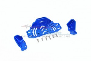 GPM SCX30126M ALLOY MIDDLE BATTERY HOLDER 1/10 RC AXIAL RACING 1/10 4WD SCX10-III - BLUE - SCX30126M-B