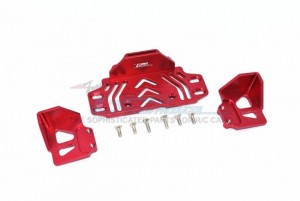 GPM SCX30126R ALLOY REAR BATTERY HOLDER 1/10 RC AXIAL RACING 1/10 4WD SCX10-III - RED - SCX30126R-R