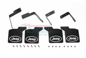 GPM RACING SCX3ZSP7-BK SCALE ACCESSORIES: MUD FLAP FOR AXIAL RACING SCX10 III JEEP ROCK CRAWLER - SCX3ZSP7-BK