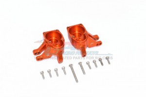 GPM RACING SCX3021B ALUMINUM INNER PART OF FRONT KNUCKLE ARMS 1/10 RC AXIAL SCX10 III - ORANGE - SCX3021B-OR