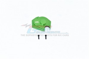 GPM RACING SCX24038GC ALUMINUM MAIN GEAR COVER AXI316068 AXIAL RACING 1/24 4WD SCX24 CRAWLER - GREEN - SCX24038GC-G
