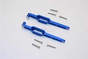 GPM MYT014L ALUMINIUM REAR LOWER CHASSIS LINK  PARTS AXIAL 1/18 YETI JR - Blue - MYT014L-B