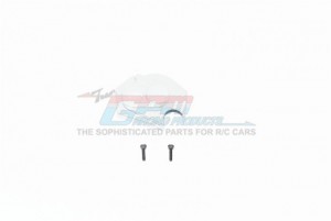 GPM RACING SCX24038GC ALUMINUM MAIN GEAR COVER AXI316068 AXIAL RACING 1/24 4WD SCX24 CRAWLER - SILVER - SCX24038GC-S