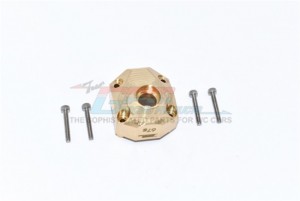 GPM RACING CP012AX-OC BRASS FRONT/REAR GEARBOX COVER AXIAL 1/10 4WD CAPRA 1.9 UNLIMITED TRAIL BUGGY AXI03004 - CP012AX-OC