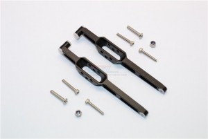 GPM MYT014L ALUMINIUM REAR LOWER CHASSIS LINK  PARTS AXIAL 1/18 YETI JR - Black - MYT014L-BK