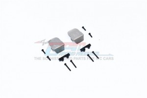 GPM SCX24333X-OC STAINLESS STEEL F&R GEAR BOX BOTTOM PROTECTOR MOUNT FOR 1/24 RC AXIAL RACING SCX24 - SCX24333X-OC