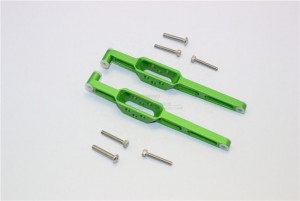 GPM MYT014L ALUMINIUM REAR LOWER CHASSIS LINK  PARTS AXIAL 1/18 YETI JR - Green - MYT014L-G
