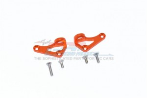 GPM ALUMINUM FRONT BODY POST MOUNT AXIAL RACING 1/10 4WD SCX10 III JEEP WRANGLER RUBICON JLU AXI03007 - ORANGE - SCX3201FB-R