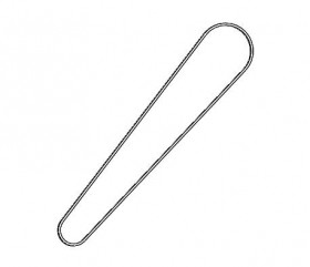 3RACING SAK-A577 Rear Belt S3M423-3 For 1/10 RC Sakura ADVANCE 21 S64 Touring Car - SAK-A577