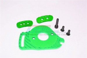 GPM SLA018ABLCG ALLOY  FIXED GEAR ADAPTER MOTOR HEATSINK MOUNT SLASH 4X4 LOW CG 68086-21 - GREEN - SLA018ABLCG-G
