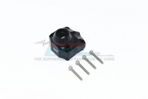 GPM CP012A ALUMINUM FRONT / REAR GEARBOX COVER AXIAL 1/10 RC 4WD CAPRA 1.9 UNLIMITED TRAIL BUGGY - CP012A-BK