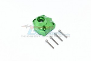 GPM CP012A ALUMINUM FRONT / REAR GEARBOX COVER AXIAL 1/10 RC 4WD CAPRA 1.9 UNLIMITED TRAIL BUGGY - GREEN - CP012A-G