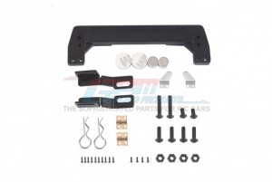 GPM TRX4ZSP71-BK SCALE ACCESSORIES:ENGINE HOOD BRACKET + HOOD HINGE + MAGNET SHELL COLUMN KIT FOR TRX4 DEFENDER - TRX4ZSP71-BK