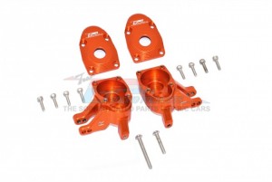 GPM SCX3021 ALUMINUM FRONT KNUCKLE ARMS AXIAL RACING SCX10 III / CAPRA 1.9 UNLIMITED - ORANGE - SCX3021-OR
