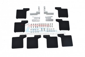 GPM SCX3ZSP10 SCALE ACCESSORIES: MUD FLAP FOR AXIAL RACING SCX10 III JEEP ROCK CRAWLER - SILVER - SCX3ZSP10-S