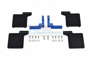 GPM SCX3ZSP10R SCALE ACCESSORIES: REAR MUD FLAP FOR AXIAL RACING 1/10 RC  SCX10 III JEEP - BLUE - SCX3ZSP10R-B
