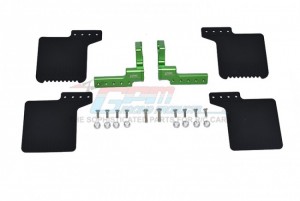 GPM SCX3ZSP10R SCALE ACCESSORIES: REAR MUD FLAP FOR AXIAL RACING 1/10 RC  SCX10 III JEEP - GREEN - SCX3ZSP10R-G
