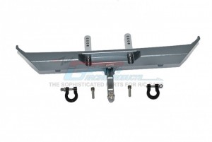 GPM SCX3330R ALUMINIUM REAR BUMPER +D-RINGS W/ TOW HOOK FOR AXIAL RACING 1/10 RC SCX10 III JEEP - SCX3330R-GS