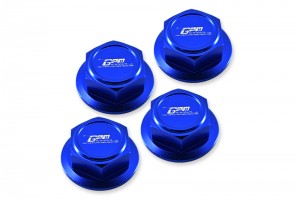 GPM MAKX005 ALUMINUM WHEEL LOCK ARRMA 1/5 4WD RC KRATON 8S BLX MONSTER TRUCK - BLUE - MAKX005-B