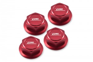 GPM MAKX005 ALUMINUM WHEEL LOCK ARRMA 1/5 4WD RC KRATON 8S BLX MONSTER TRUCK - RED - MAKX005-R
