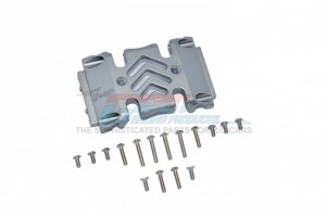 GPM SCX3038B ALUMINUM CENTER GEAR BOX CASE 1/10 AXIAL RACING SCX10 III ROCK CRAWLER - GUN SILVER - SCX3038B-GS