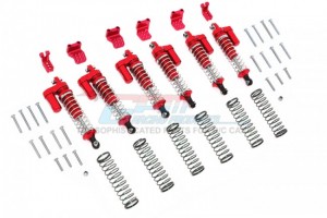 GPM TRX6090BZFRL ALUMINUM  L-SHAPE PIGGY BACK SPRING DAMPERS 90mm TRAXXAS RC 1/10 TRX-6 MERCEDES-BENZ 88096 - RED - TRX6090BZFRL-R
